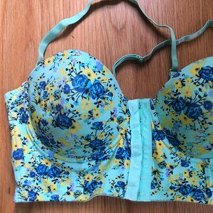 Native Intimates 36C Bra NWT front hook, strapless